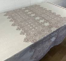 Скатертина Homey Vibe Etno 200x220 Бежева