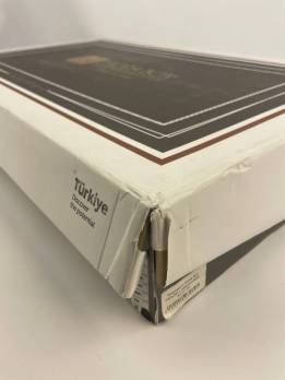 Покривало Moda Box 240х260 з наволочками Aycan Gri - Уціненй товар