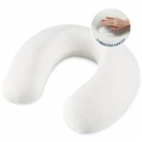 Подушка рогалик для подорожей MEMORY FOAM IDEIA 30х40 см з ефектом пам'яті