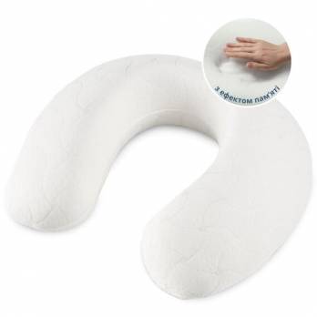 Подушка рогалик для подорожей MEMORY FOAM IDEIA 30х40 см з ефектом пам'яті