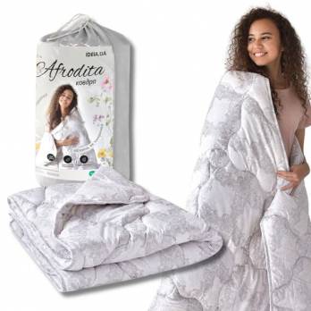 Ковдра всесезонна 200х220 Afrodita IDEIA штучний пух (щіл 370) у сумці