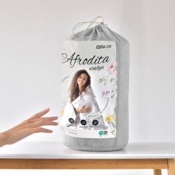 Ковдра всесезонна 200х220 Afrodita IDEIA штучний пух (щіл 370) у сумці
