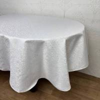Скатертина жакардова 140х180 см oval Cream