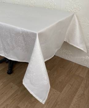 Скатертина Masali тефлон 160x400 Model 510 Cream-Уцінений товар