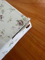 Рушники Maison D'or 2шт Roses Бамбук 50x100 Ekru Dark Lilac-Уцінений товар