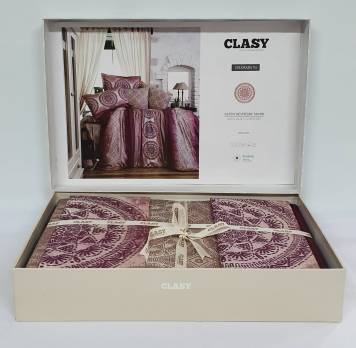 Постільна білизна CLASY сатин 200x220 см Colorada v2-Уцінений товар