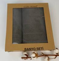 Набір рушників 2шт Capa Home Brown-Уцінений товар
