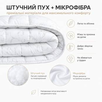 Ковдра Ideia 200х220 зима- літо 4 сезони