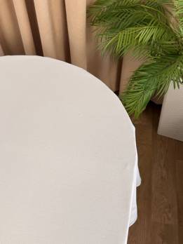Скатертина Homey Vibe 170х500 овал водовідштовхувальна Біла