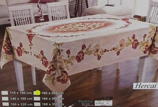 Скатерть гобеленовая Sagol 160x260 Hercai