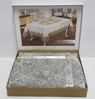 Скатертина Велюрова Maison Royale 160x220 Elizabeth Grey