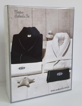 Халат набор мужской Maison D'or Marine White S (Белый)