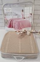 Плед в'язаний Issihome Бежевий 220х240