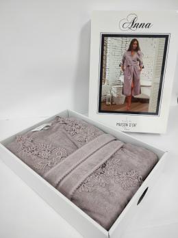 Халат женский Maison D'or Anna Dark Lilac М
