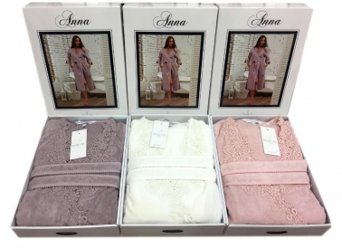 Халат женский Maison D'or Anna Dark Lilac М