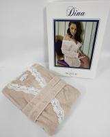 Халат женский Maison D'or Dina Beige S