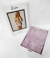 Халат женский Maison D'or Lisa Dark Lilac S