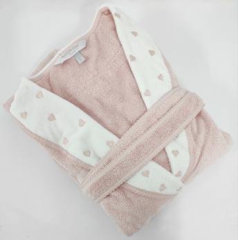 Халат жіночий Maison D'or Lavoine Hearts Rose Color L