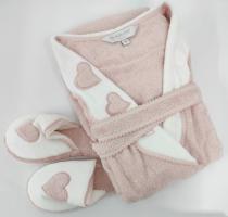 Халат женский Maison D'or Monique Hearts Rose M