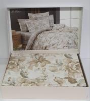 Постільна білизна Maison D'or ранфорс Le Rose 200х220 Beige