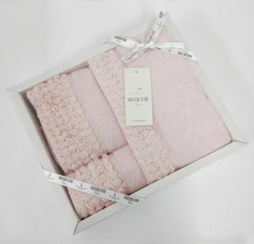 Полотенца Maison D'or 3шт Rosa Rosa
