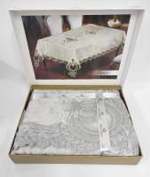 Скатерть Велюр Maison Royale 160x220 Flora Grey