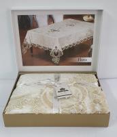 Скатерть Велюр Maison Royale 160x260 Flora Cream