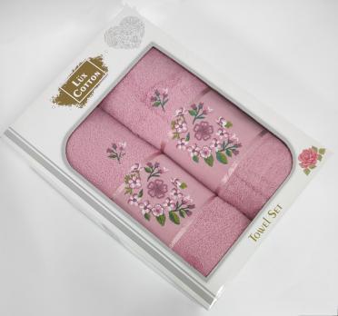 Набор махровых полотенец 2шт АЕ model-13