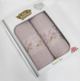 Набор махровых полотенец 2шт АЕ model-18