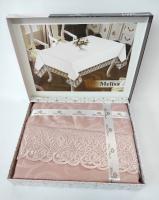 Скатертина Maison Royale 160x220 ovale Melisa Pudra