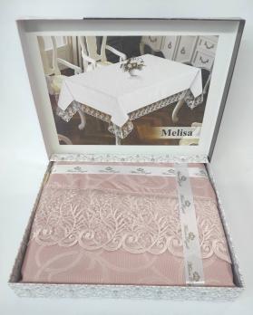 Скатертина Maison Royale 160x350 Melisa Pudra