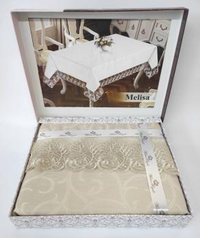 Скатертина Maison Royale 160x400 Melisa Cappucino