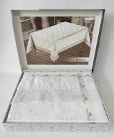 Скатерть Maison Royale 160x220 ovale Demir White