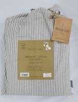 Постельное белье Maison D'or ранфорс полоска 160х220 Lines stripes Grey