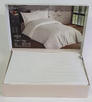 Постельное белье Maison D'or сатин жаккард 160х220 Mirabella White