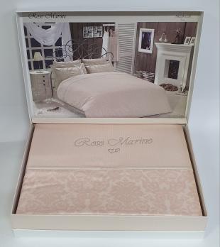 Постельное белье Maison D'or сатин семейный Rose Marine Salmon