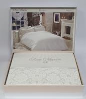 Постельное белье Maison D'or сатин семейный Rose Marine Ecru