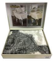 Скатерть Велюр Acme Tekstil 110x160 Payidar Krem-Silver