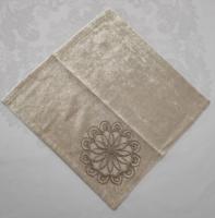 Салфетка велюровая Acme с кружевом 35*45 Sahra Cappicino
