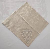 Салфетка велюровая Acme с кружевом 35*45 Quenn Cappicino