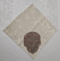 Салфетка велюровая Acme с кружевом 35*45 Harem Cappicino