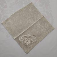 Салфетка велюровая Acme с кружевом 35*35 Melisa Cappicino