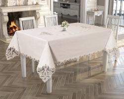 Скатерть Велюр Acme Tekstil 110x160 Odin Krem