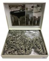 Скатерть Велюр Acme Tekstil 110x160 Harem Silver