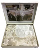 Скатерть Велюр Acme Tekstil 110x160 Kyrien Krem