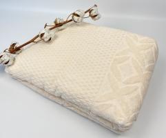 Махрове Простирадло Євро АЕ Cotton 220Х240 см кремова