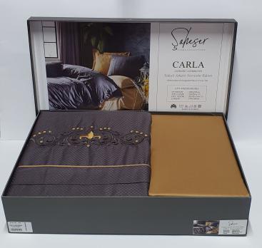 Постельное белье Saheser Carla 200X220 Antrasit