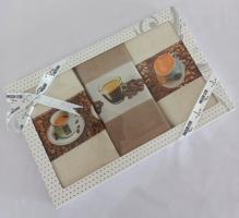 Подарочный набор кухонных полотенец Maison D'or Coffee Time
