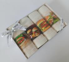 Подарочный набор полотенец Maison D'or Burger Ekru