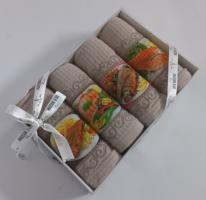 Подарочный набор полотенец Maison D'or Fish Capuccino